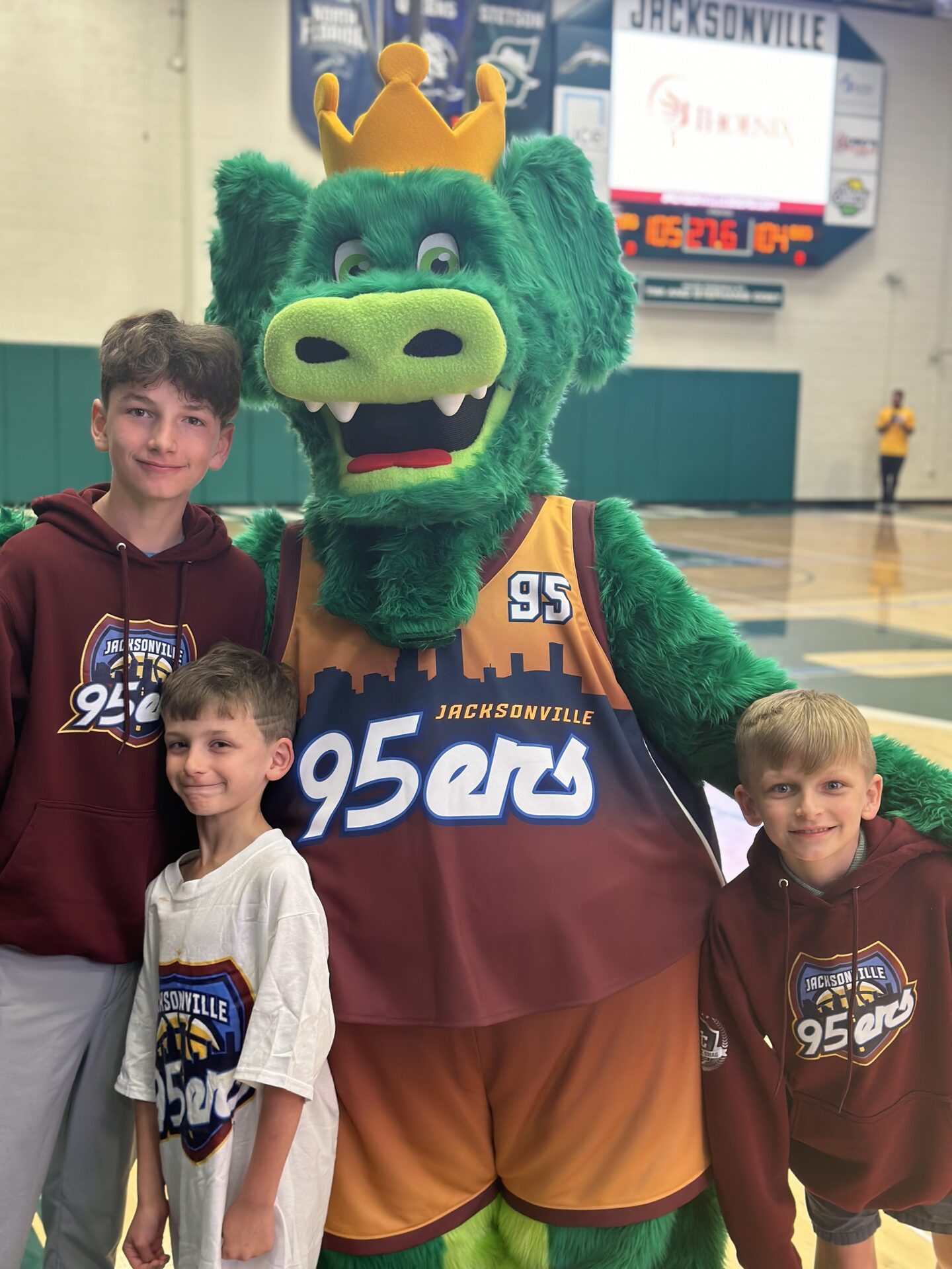 Johnnie with fans