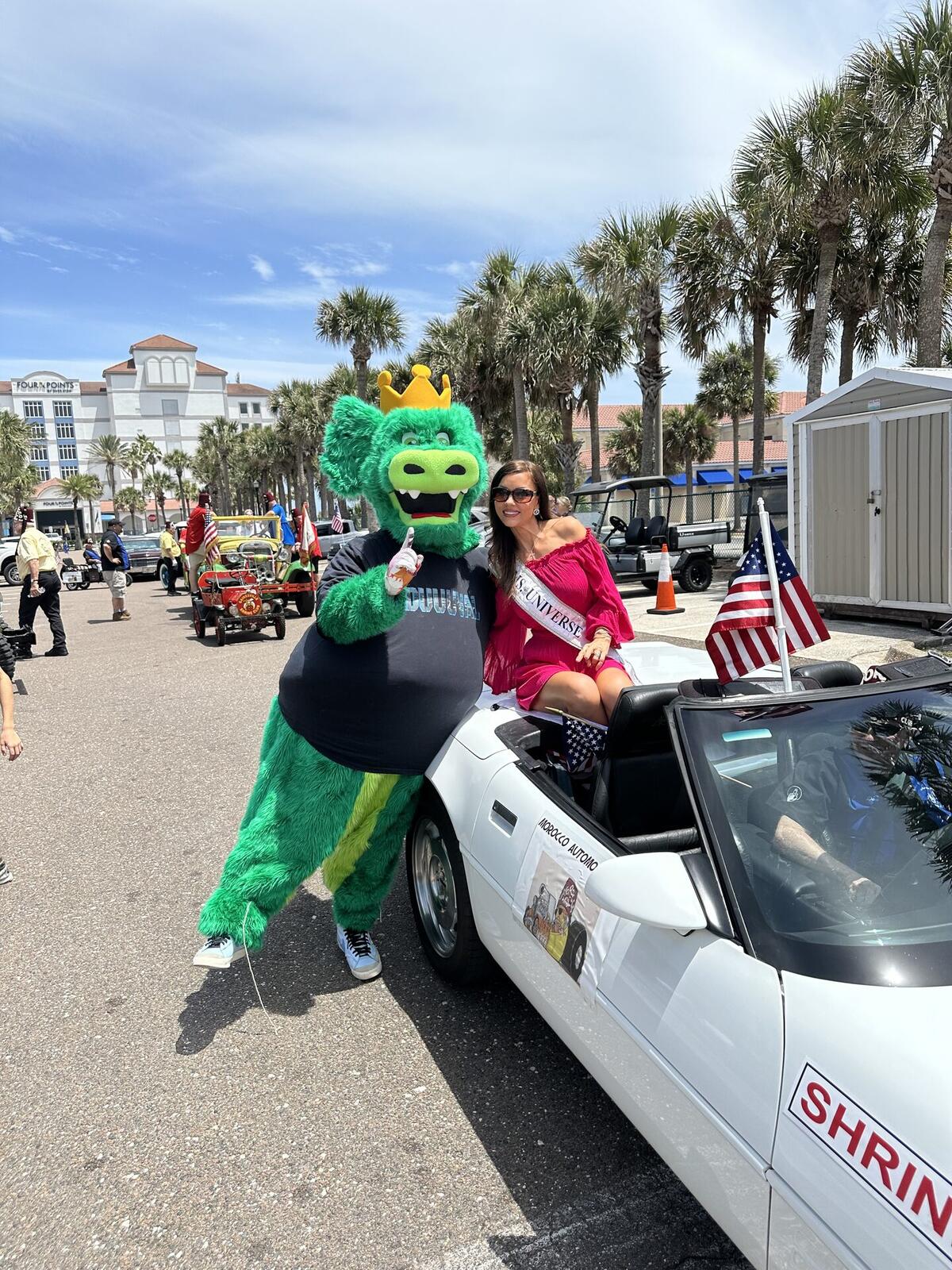 Jacksonville Johnnie at a community event